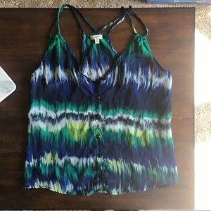 Lilly White Tie Dye Tank